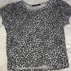 Rare brandy Melville cheetah tee